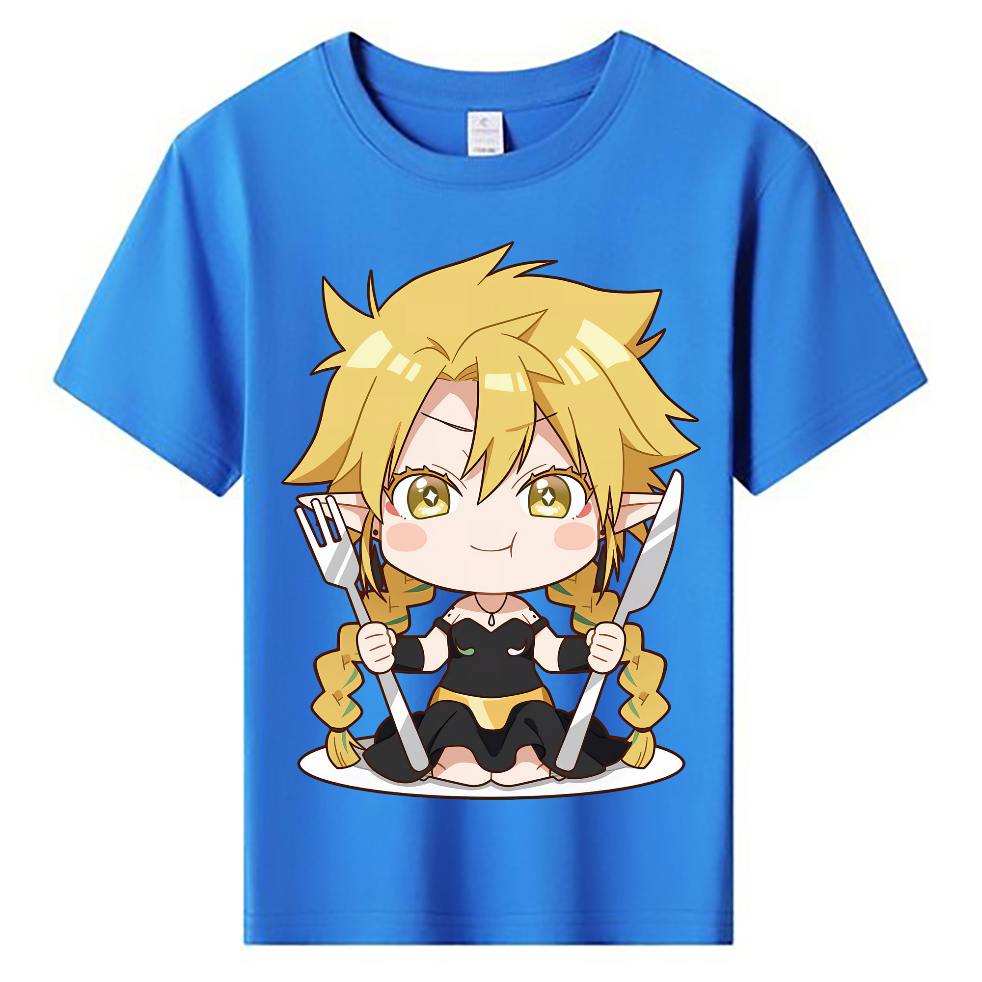 （画像用） 転スラ Regarding Reincarnated to Slime 綿100％キッズTシャツ（フロントプリント）